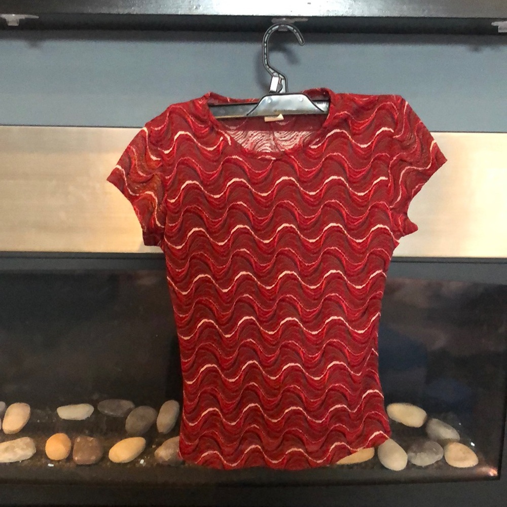 Women’s Charlotte Russe shirt med short sleeve top